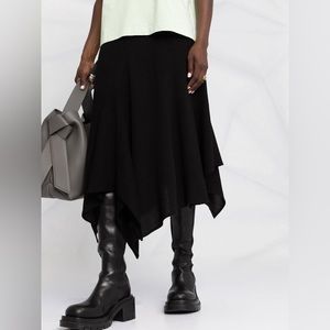 Acne Studios Handkerchief-Hem Midi Skirt